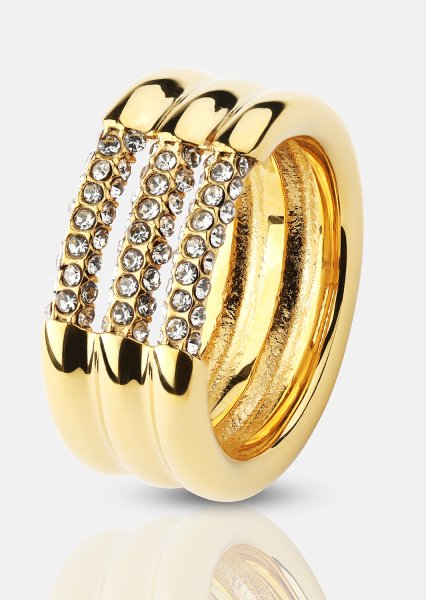 Ring Lumière - 18k guldbelagt