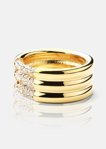 Ring Lumière - 18k guldbelagt