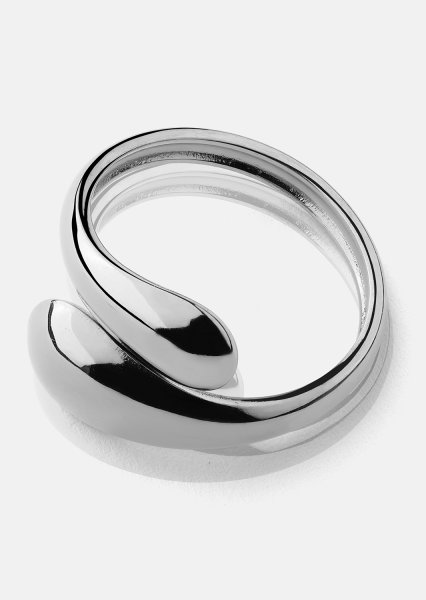 Ring Bold Drops - Forsølvet