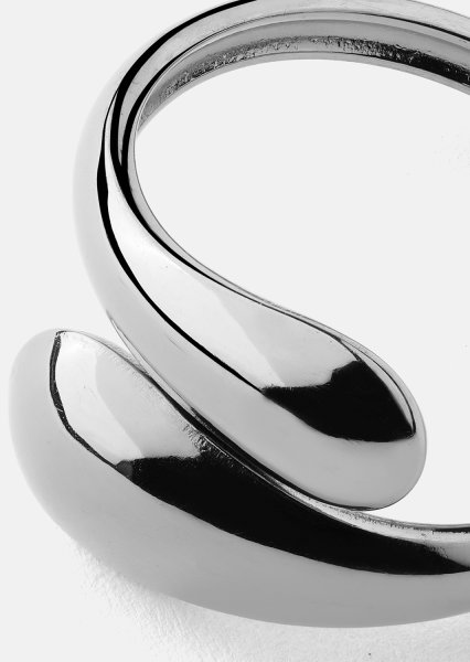 Ring Bold Drops - Forsølvet