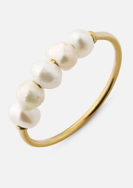 Ring Perla - 18k guldbelagt