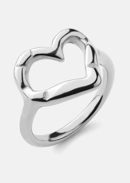 Ring Heartbeat- Forsølvet