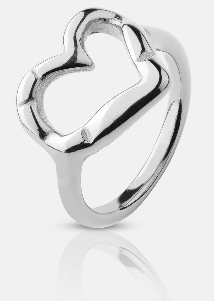Ring Heartbeat- Forsølvet