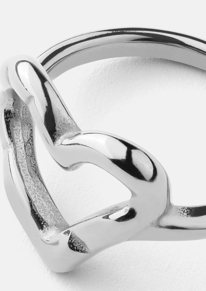 Ring Heartbeat- Forsølvet