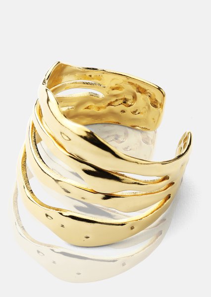 Ring Wave - 18k Forgyldt