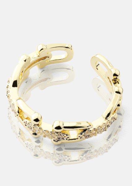 Ring Link Luxe - 18k Forgyldt