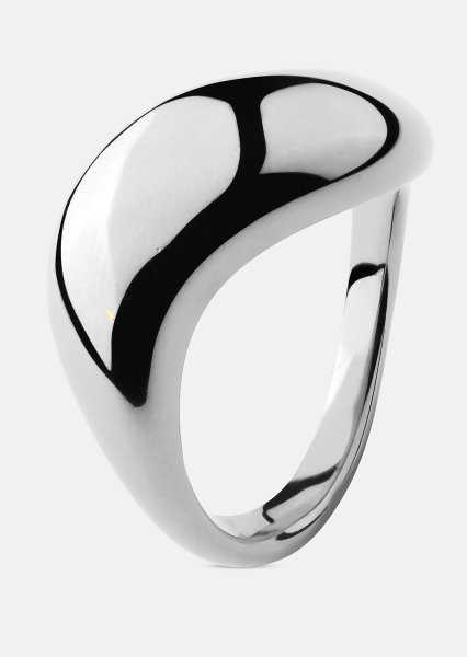 Ring Soft Curve - Forsølvet