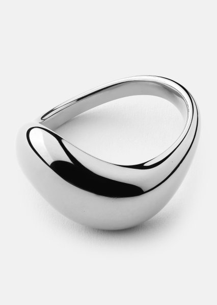 Ring Soft Curve - Forsølvet