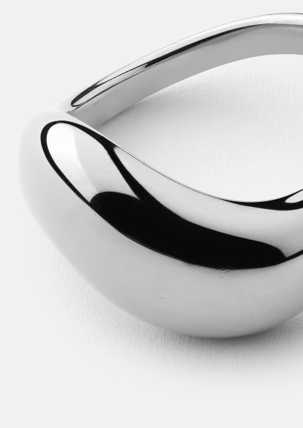 Ring Soft Curve - Forsølvet