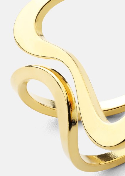 Ring Infinity Flow - 18k Forgyldt