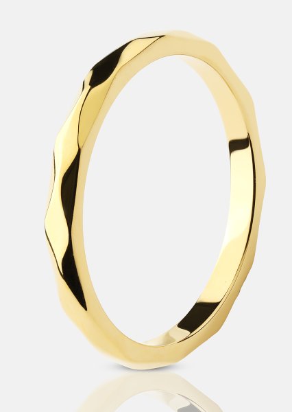 Ring Facet Gleam - 18k Forgyldt