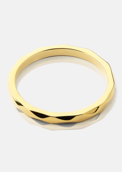 Ring Facet Gleam - 18k Forgyldt