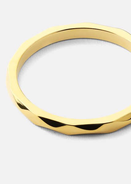 Ring Facet Gleam - 18k Forgyldt