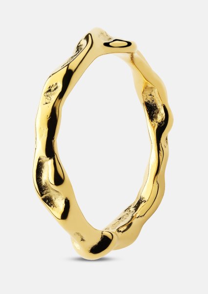 Ondula Ring - 18k Forgyldt