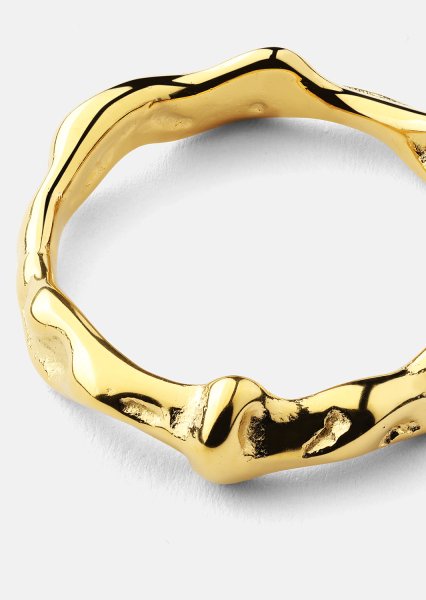 Ondula Ring - 18k Forgyldt