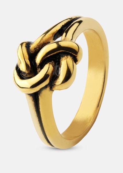 Ring Knot - 18k guldbelagt