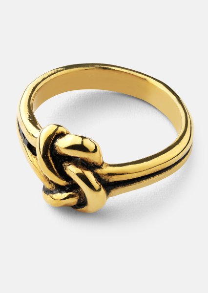 Ring Knot - 18k guldbelagt