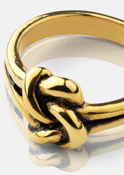 Ring Knot - 18k guldbelagt