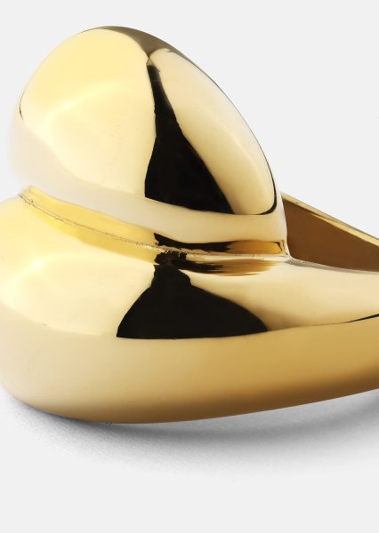 Ring Bold Flow - 18k Forgyldt