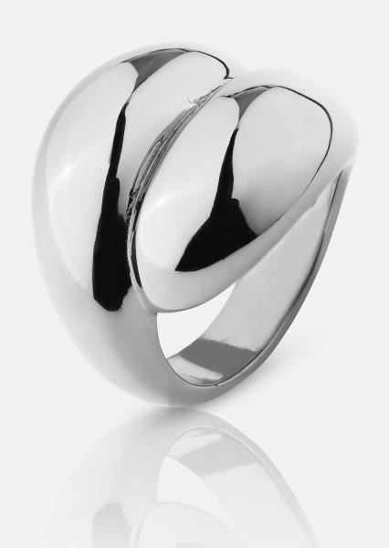 Ring Bold Flow - 18k Forsølvet