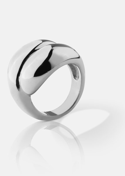 Ring Bold Flow - 18k Forsølvet
