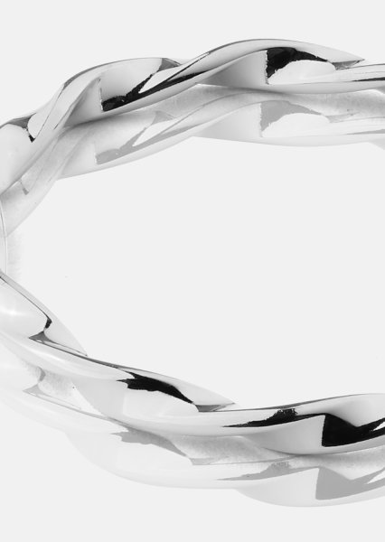 Ring Twist Whisper - Forsølvet