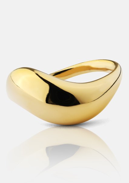 Ondina Ring - 18k Forgyldt