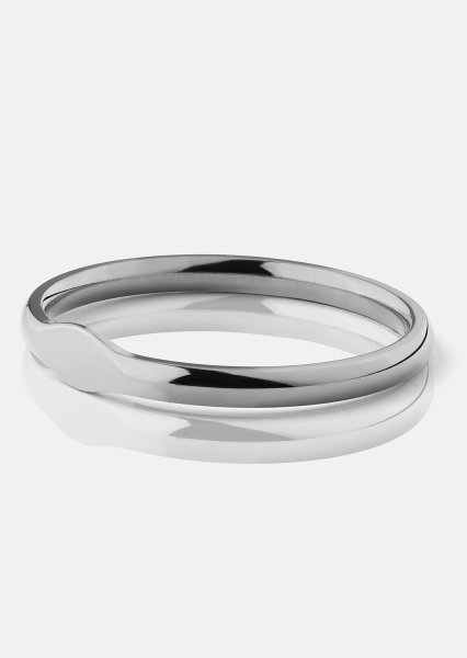 Initial Ring – Forsølvet