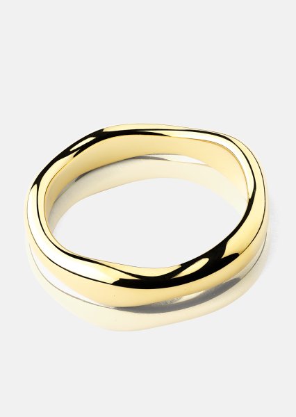 Ring Flow Ring Thin - 18k Forgyldt