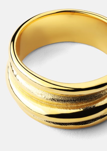 Ring Aurora Bold - 18K Forgyldt