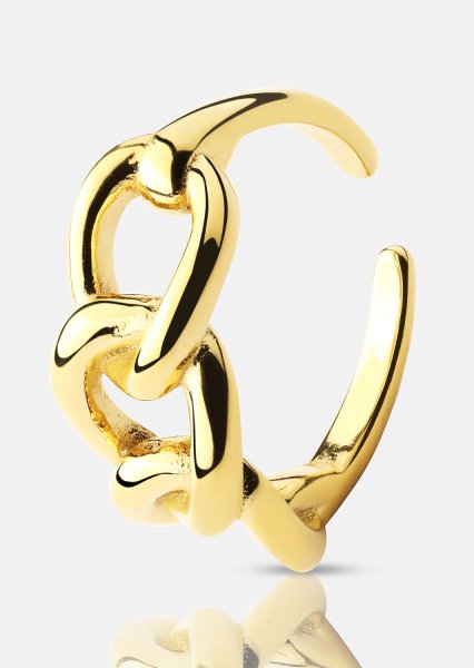Ring Golden Link - 18K Forgyldt