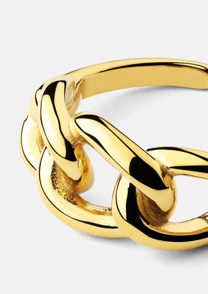 Ring Golden Link - 18K Forgyldt