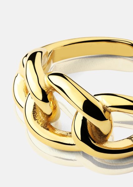 Ring Golden Link - 18K Forgyldt