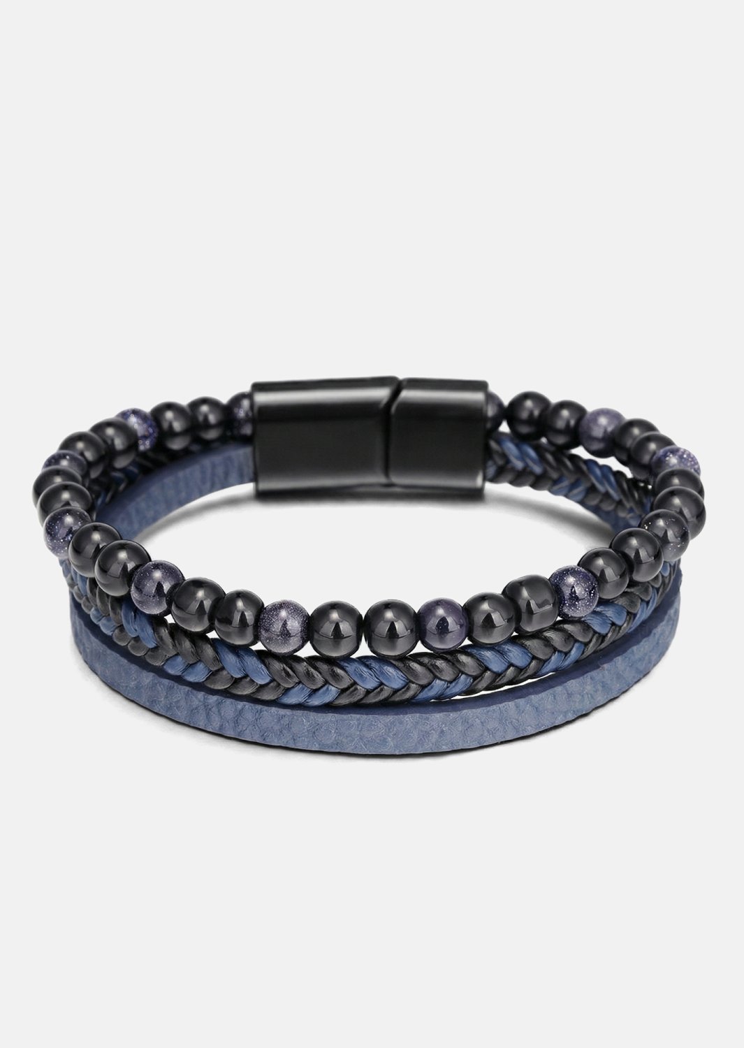 Læderarmbånd Cobalt Stride