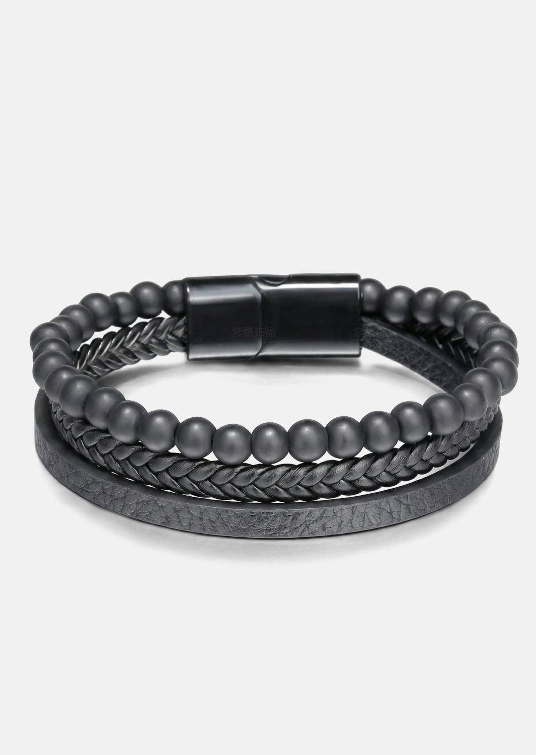 Læderarmbånd Raven Forge