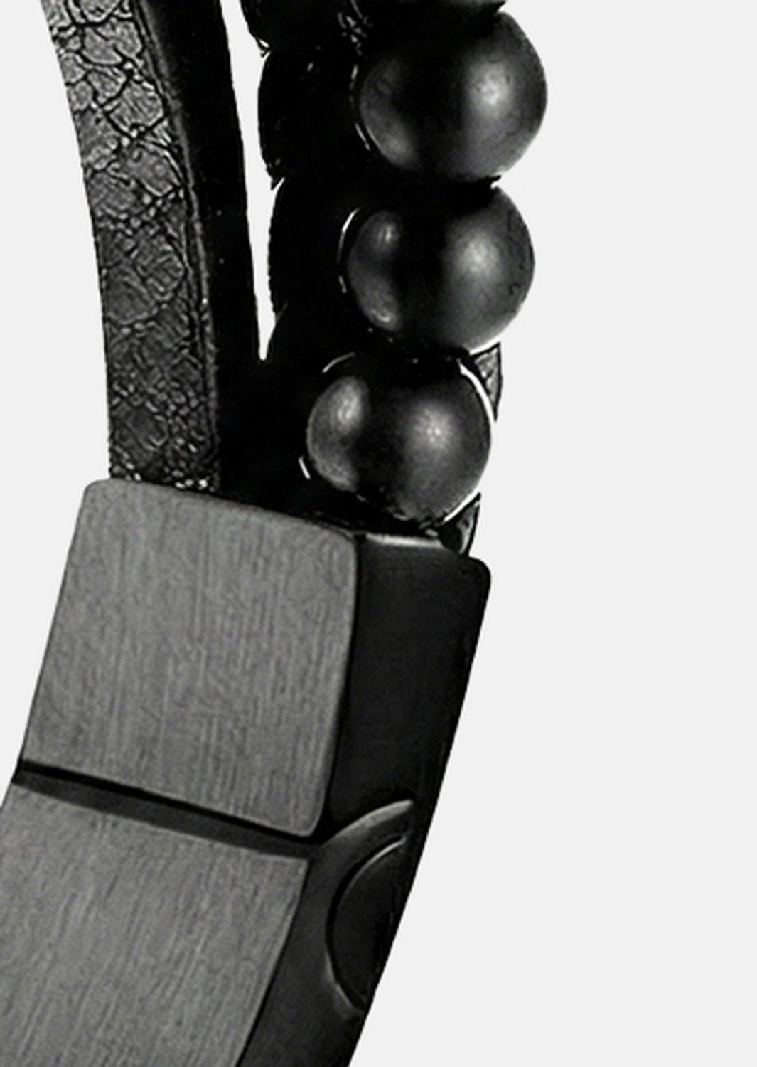 Læderarmbånd Noble Noir