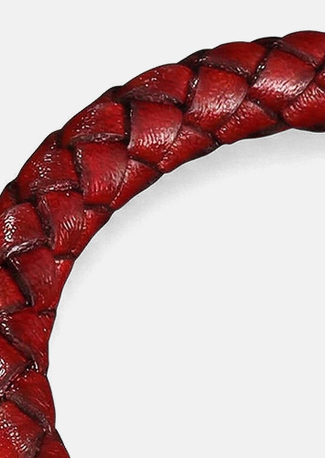 Læderarmbånd Crimson Twine