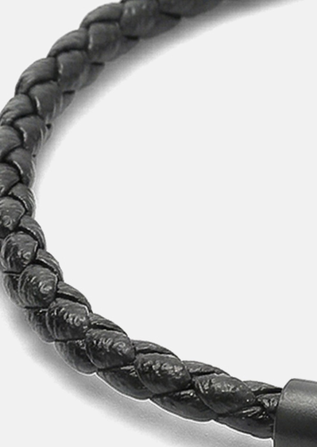 Læderarmbånd Obsidian Loop