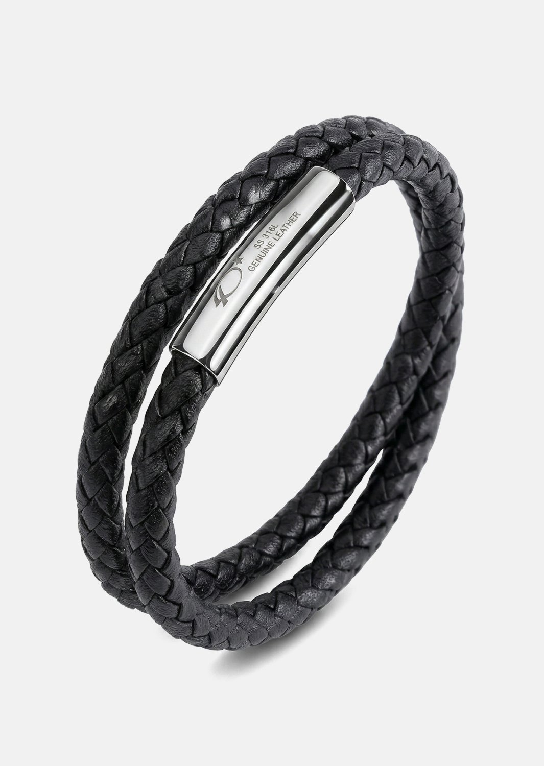 Læderarmbånd Titan Thread