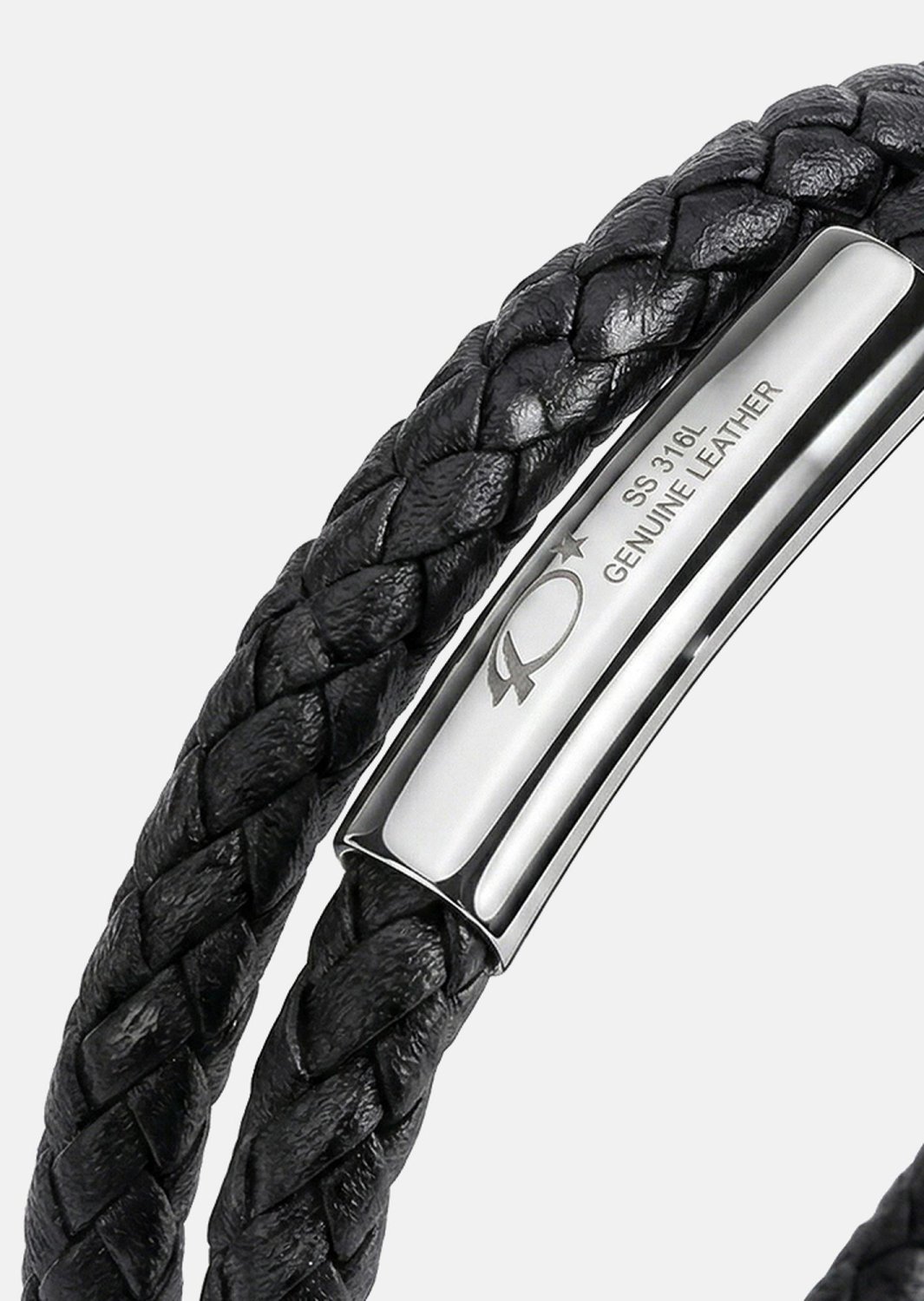 Læderarmbånd Titan Thread