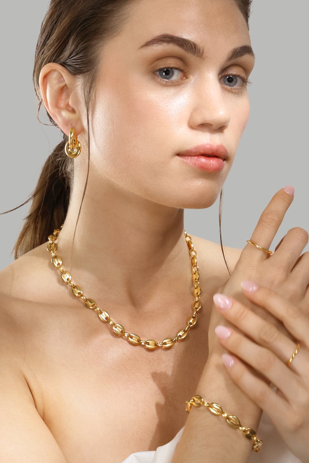 Armbånd Bold Chain - 18k Forgyldt