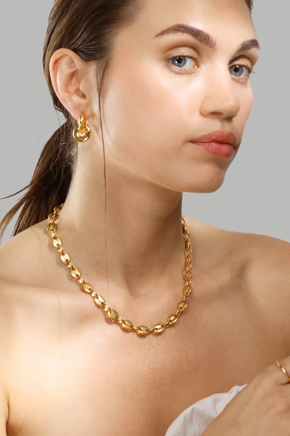 Ring Flow Ring Thin - 18k Forgyldt