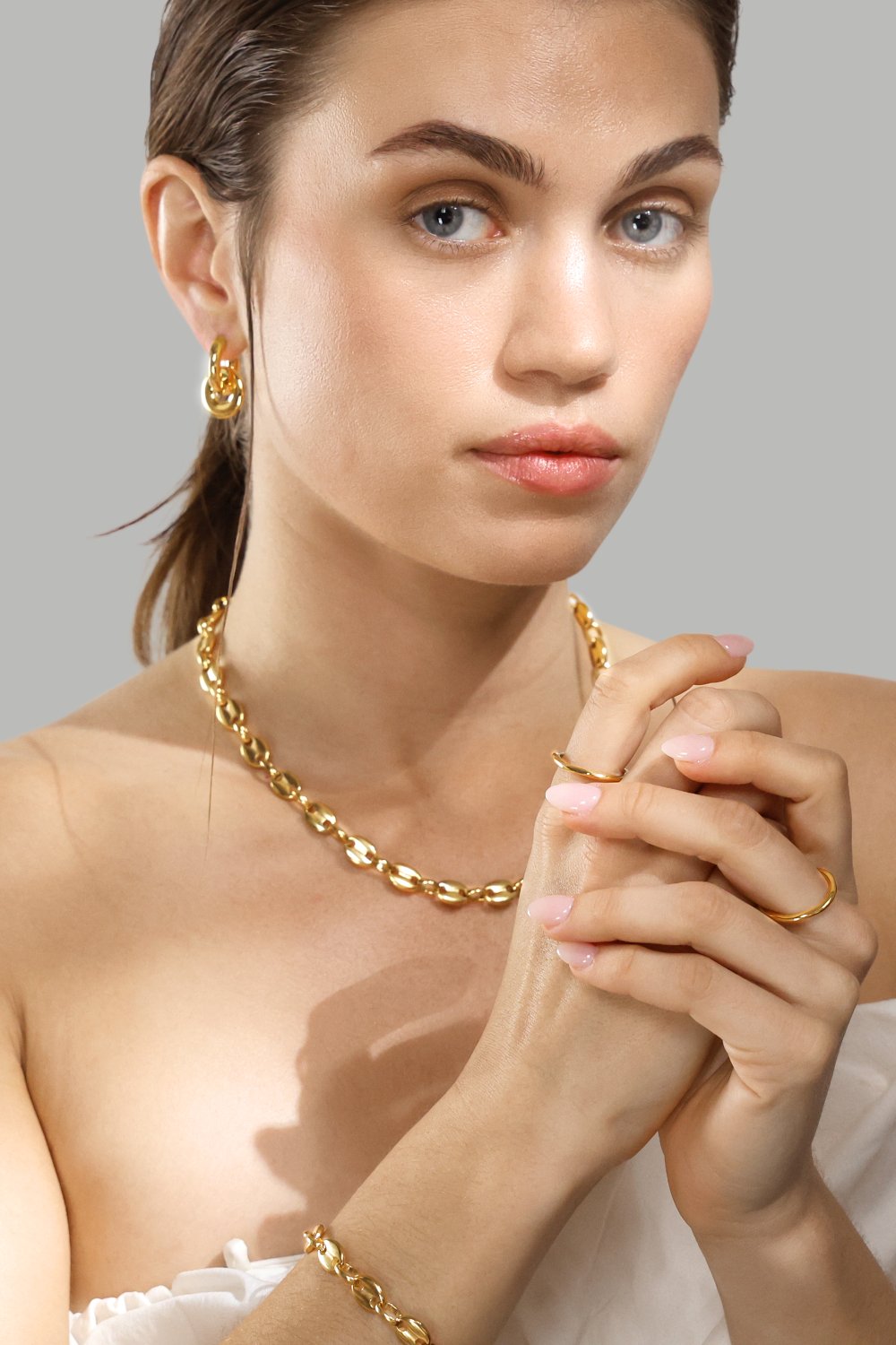 Armbånd Bold Chain - 18k Forgyldt