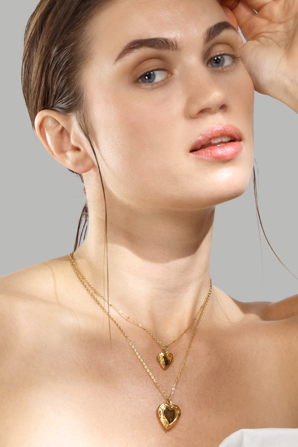 Halskæde Golden Heart Mini - 18k Forgyldt