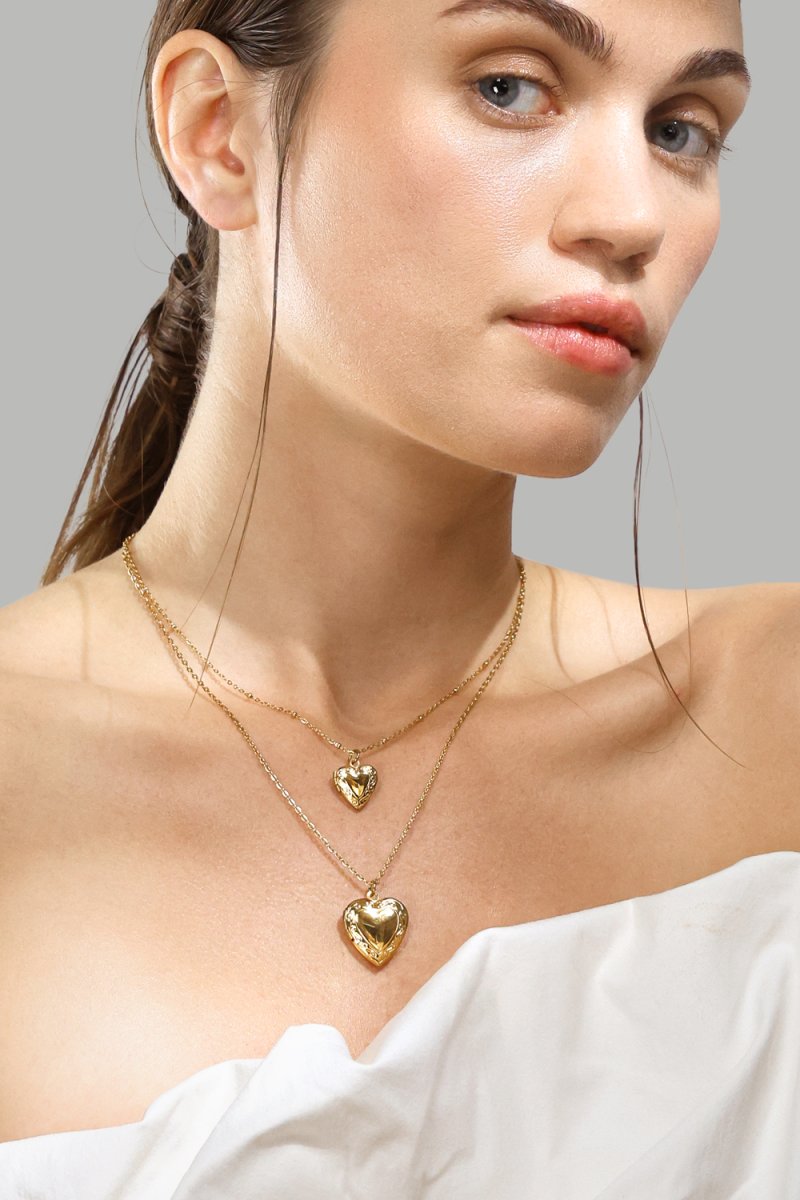 Halskæde Golden Heart Mini - 18k Forgyldt