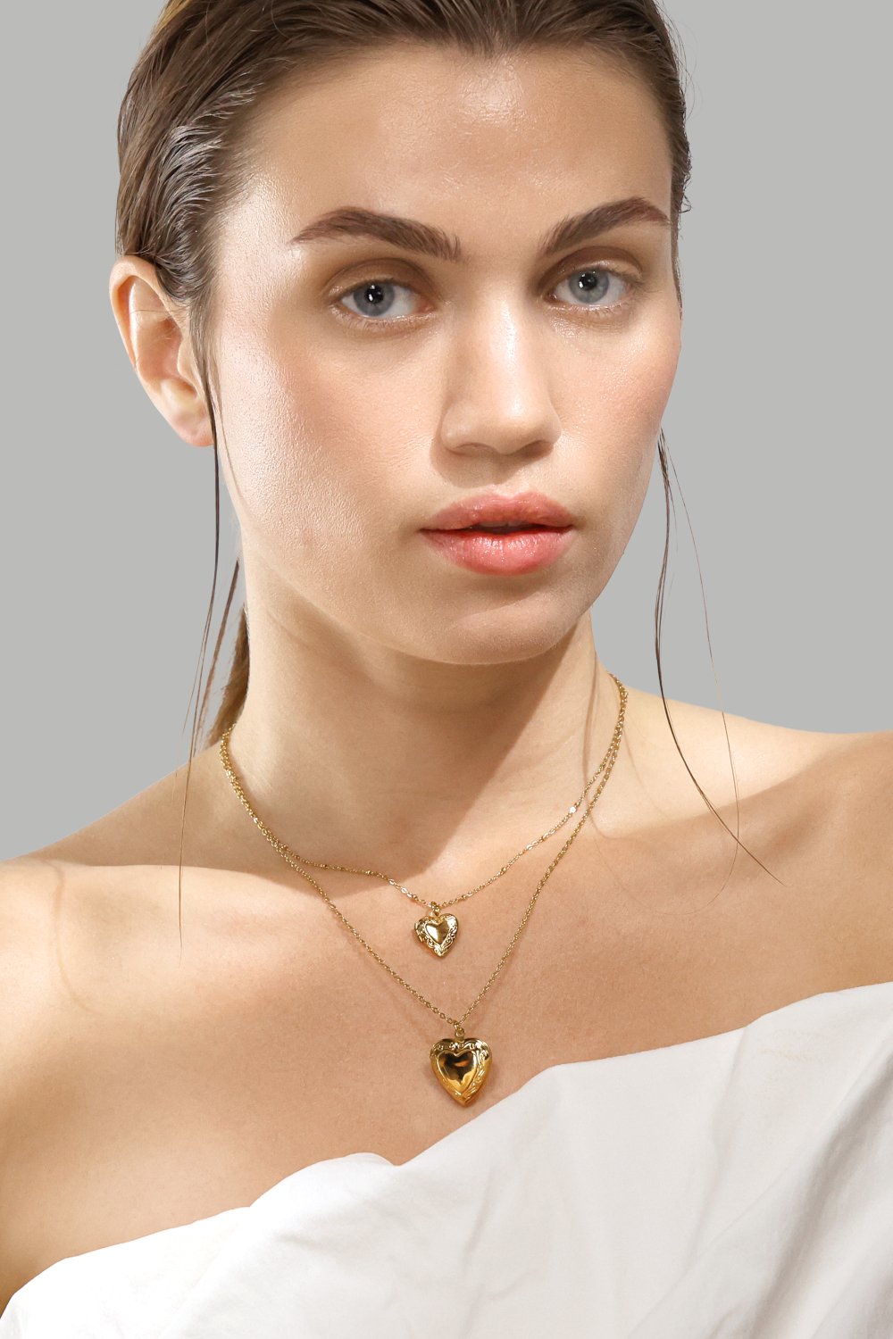 Halskæde Golden Heart Mini - 18k Forgyldt