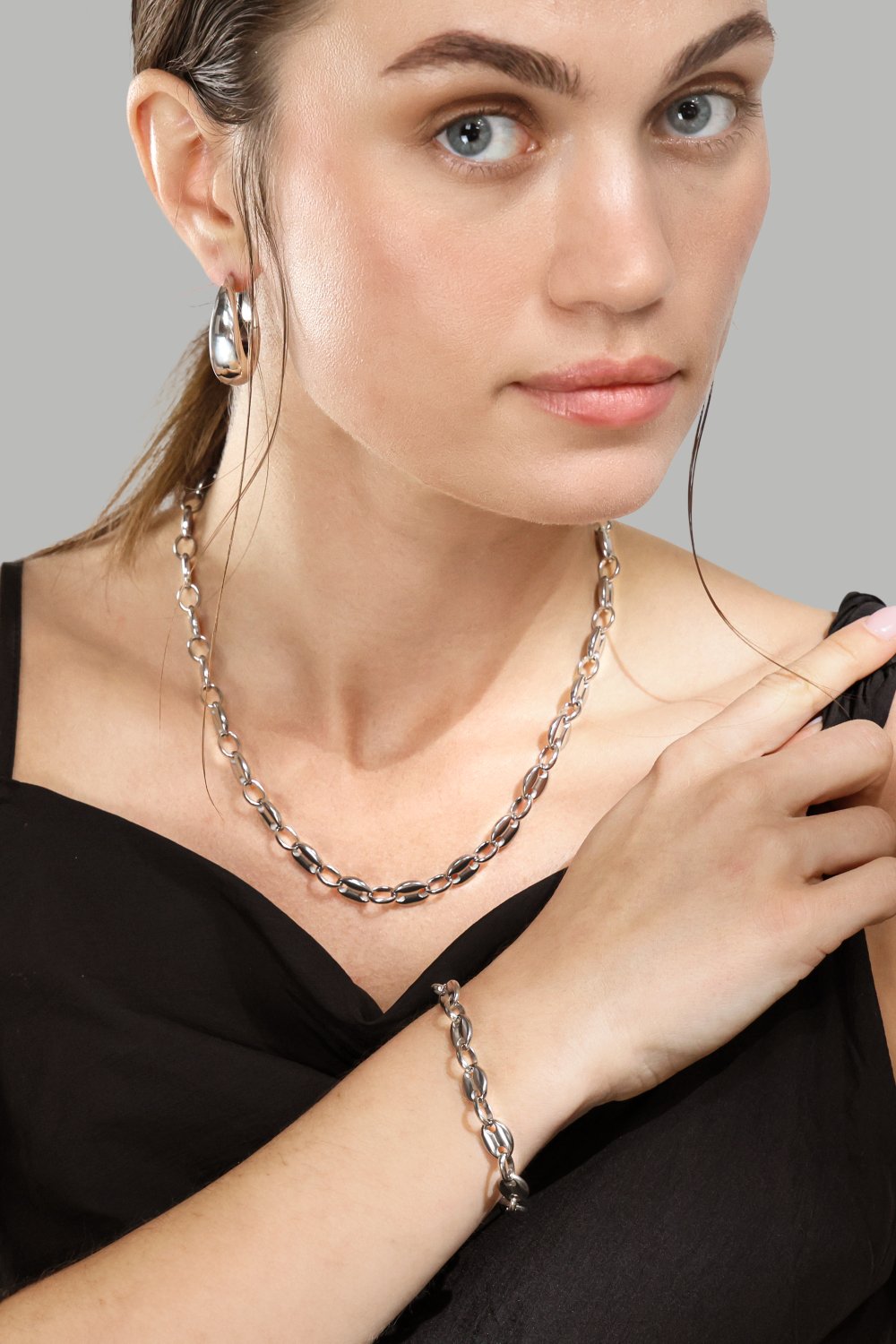 Armbånd Bold Chain – Forsølvet