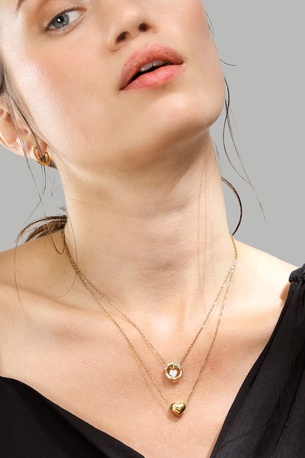Halskæde Heart of Gold – 18k Gold Plated