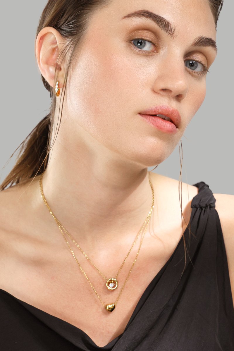 Halskæde Heart of Gold – 18k Gold Plated