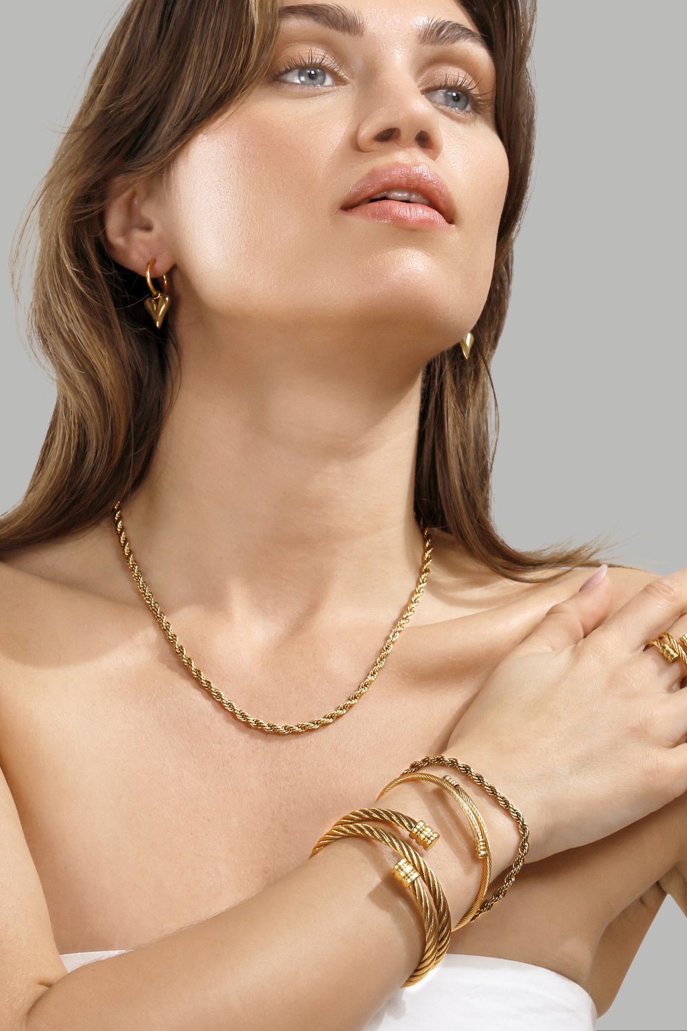 Armbånd Twist – 18k Gold Plated